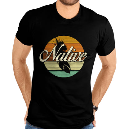 Native American T-Shirts, Vintage Native American Unisex T-Shirt/Hoodie/Sweatshirt HLT00 - Native Indian Native American Pride Indigenous Cherokee T-Shirt (1)