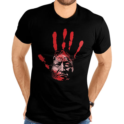 Native American T-Shirts, Vintage Native American Unisex T-Shirt/Hoodie/Sweatshirt HLT00 - Native American Indigenous Red Hand Indian Blood Themed T-Shirt (4)