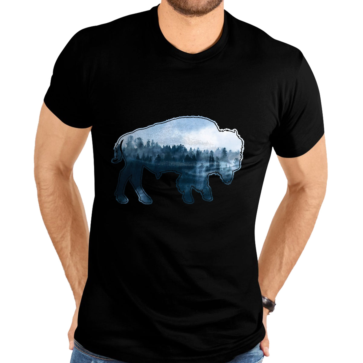 Native American T-Shirts, Vintage Native American Unisex T-Shirt/Hoodie/Sweatshirt HLT00 - Native Indian Buffalo Boho 80s Vintage T-Shirt