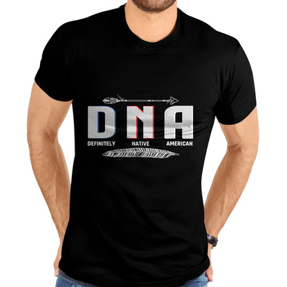 Native American T-Shirts, Vintage Native American Unisex T-Shirt/Hoodie/Sweatshirt HLT00 - Native American DNA Native Indian Pride Indigenous T-Shirt (1)