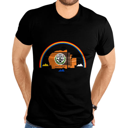 Native American T-Shirts, Vintage Native American Unisex T-Shirt/Hoodie/Sweatshirt HLT00 - NAVAJO NATION NATIVE AMERICAN INDIAN FLAG TRIBE RESERVATION T-Shirt (1)