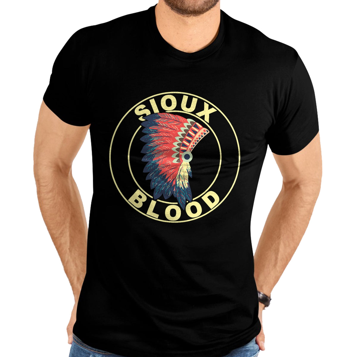 Native American T-Shirts, Vintage Native American Unisex T-Shirt/Hoodie/Sweatshirt HLT00 - Sitka Alaska Mallard Duck Bird Lover Native American Style T-Shirt (1)