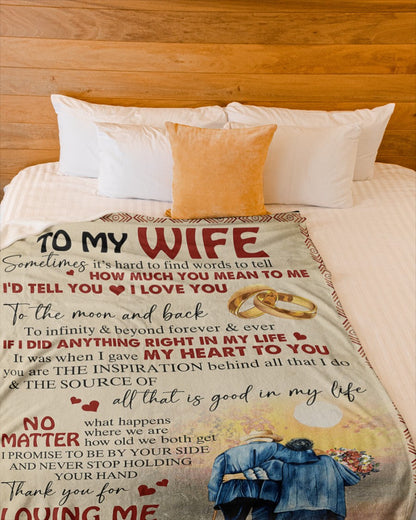 Special blanket for Wife - From Husband blanket