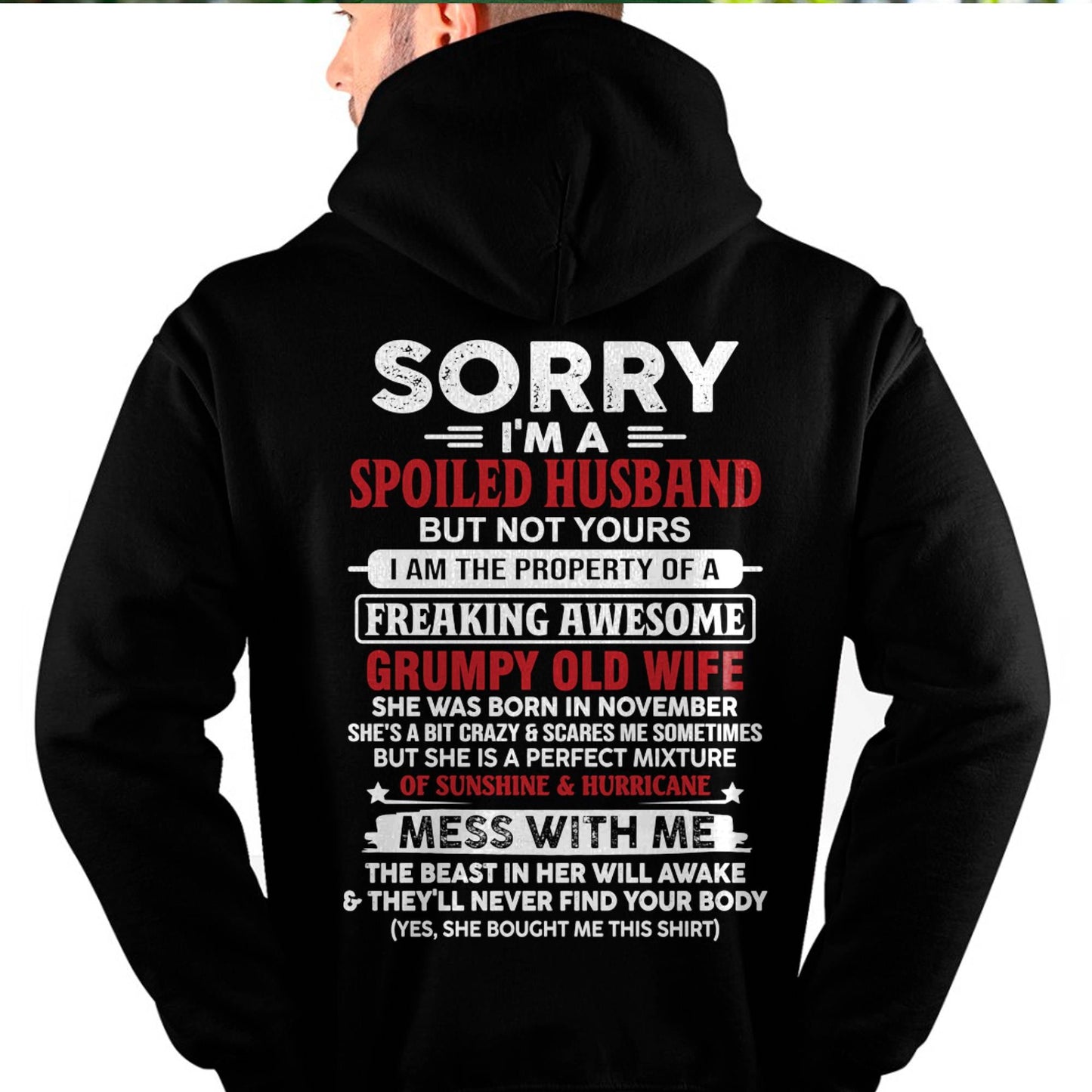 November - Spoiled Husband - Perfect Gift From Wife - EBIL11 (SKU11-02-11)