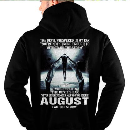 AUGUST - THE DEVIL WHISPERED IN MY EAR - T-SHIRT FOR MAN - DONN08 (SKU08-35-08)