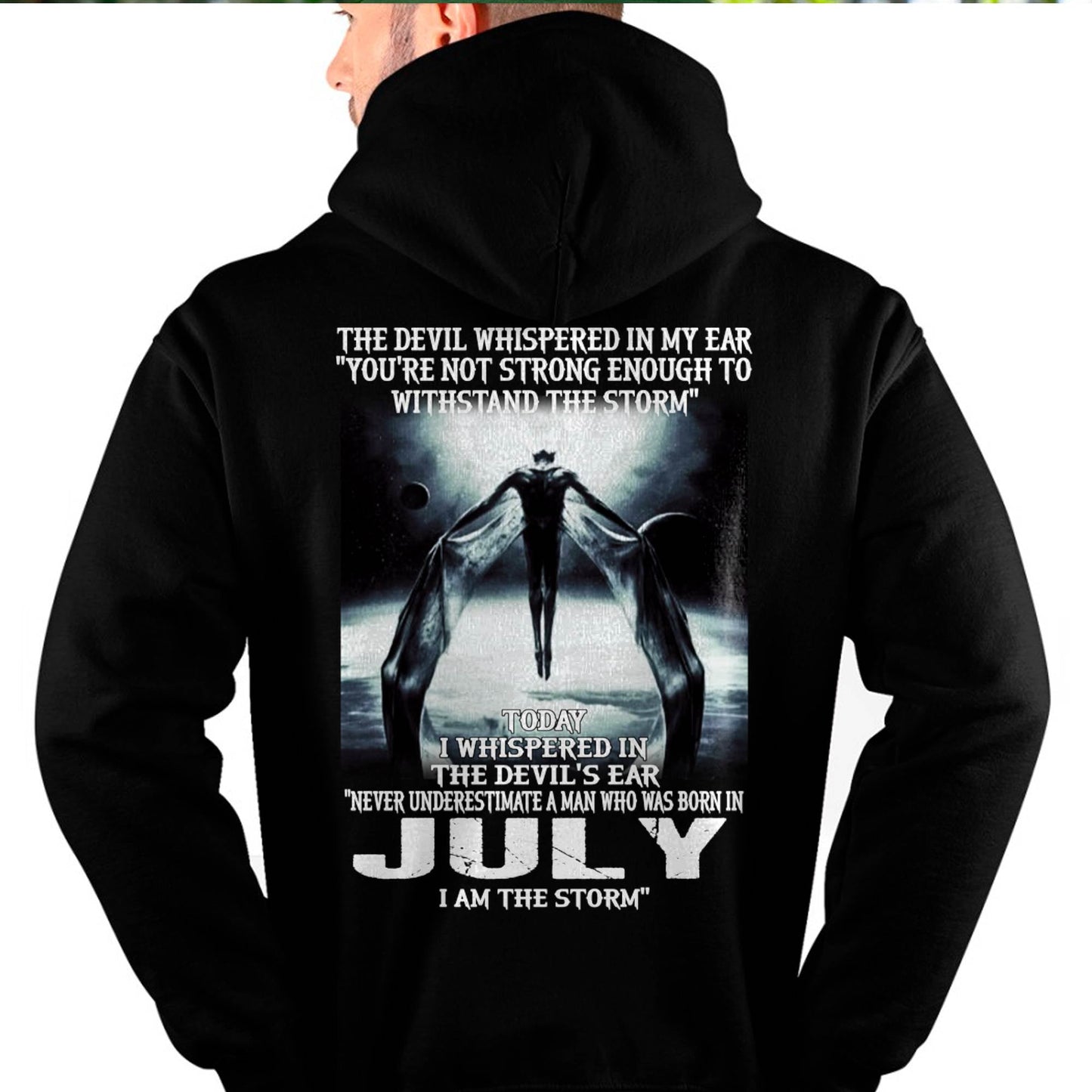 JULY - THE DEVIL WHISPERED IN MY EAR - T-SHIRT FOR MAN - DONN07 (SKU08-35-07)