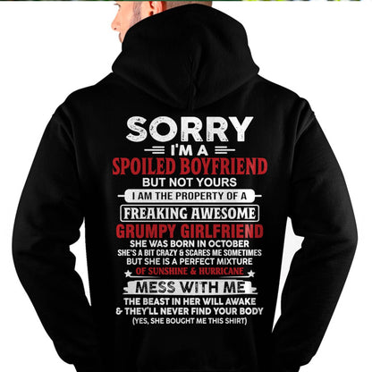 October - Spoiled Boyfriend - Perfect Gift From Girlfriend - EBIL10 (SKU11-18-10)