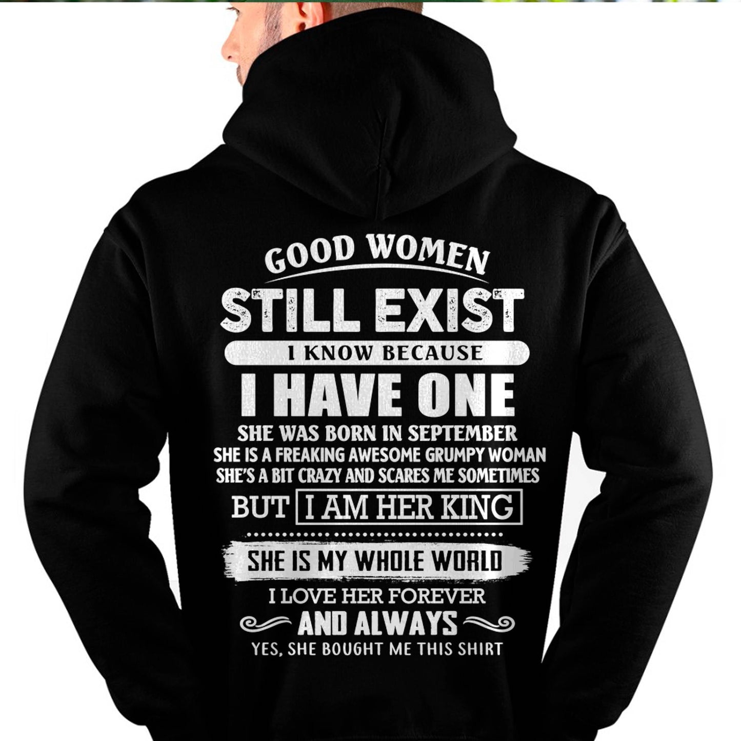 SEPTEMBER - GOOD WOMEN STILL EXIST - PERFECT GIFT FROM WIFE, GIRLFRIEND - EBIL09 (SKU12-306-09)