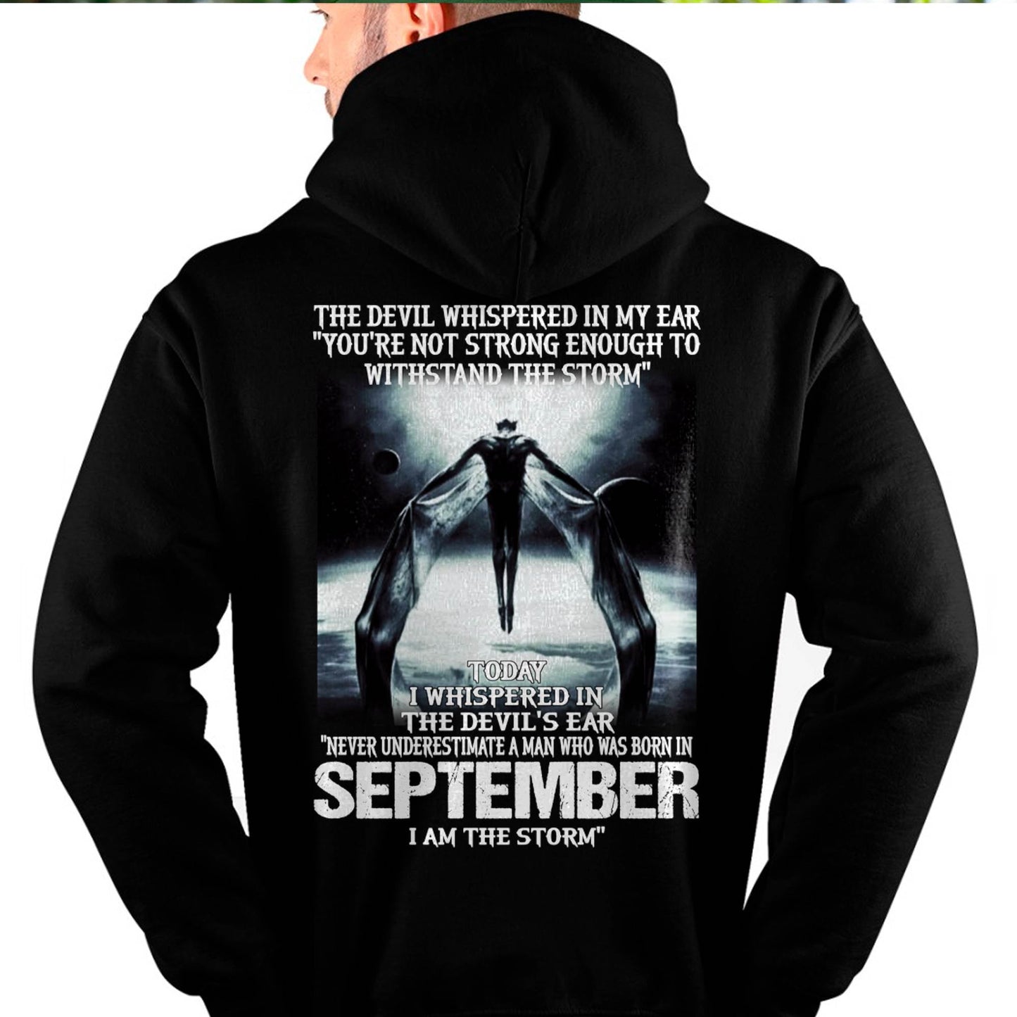 SEPTEMBER - THE DEVIL WHISPERED IN MY EAR - T-SHIRT FOR MAN - DONN09 (SKU08-35-09)