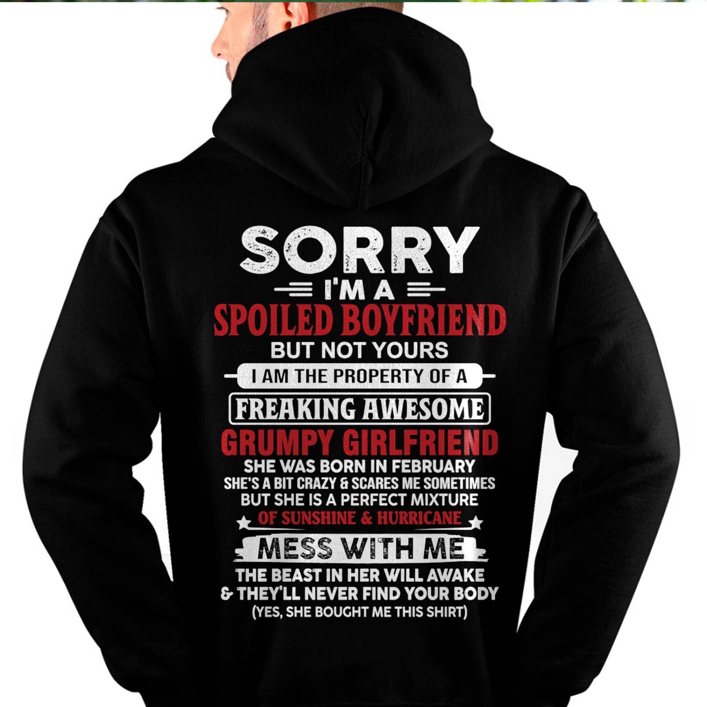 February - Spoiled Boyfriend - Perfect Gift From Girlfriend - EBIL02 (SKU11-18-02)