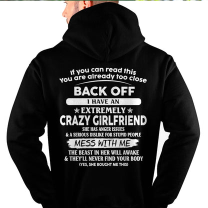 If You Can Read This You Are Already Too Close - Gift For Your Boyfriend, Husband From Wife - DONN00 (SKU07-175-00)
