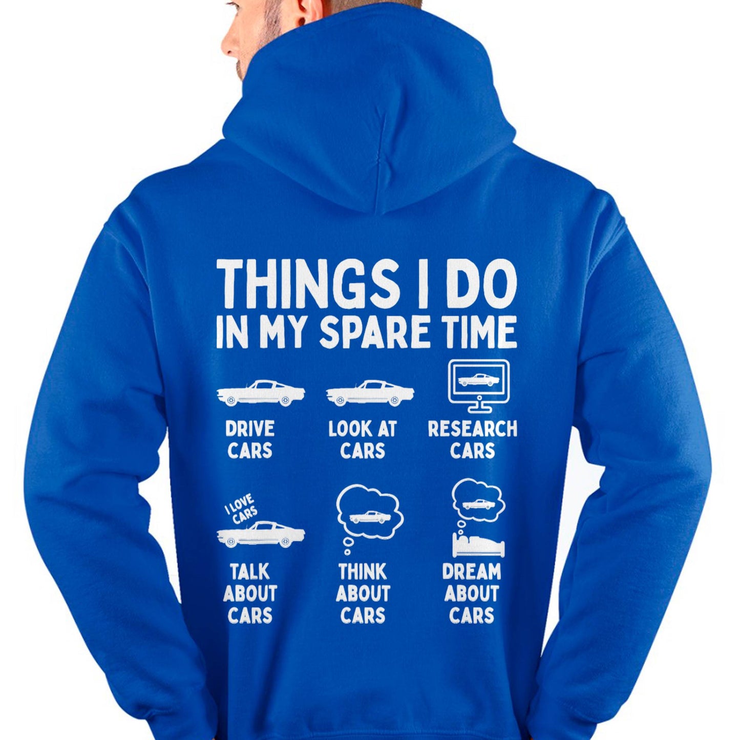 Things I Do in My Spare Time Car Enthusiast Funny Car Guy T-Shirt - Gift For Mechanic - DONN (SKUM08-D14)
