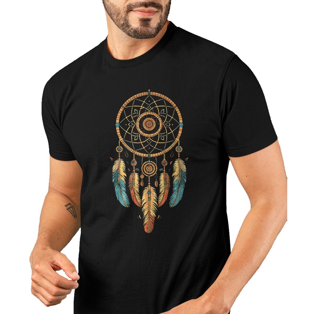 Native American T-Shirts, Vintage Native American Unisex T-Shirt/Hoodie/Sweatshirt HLT00 - Dream Catcher Native American Tribal T-Shirt