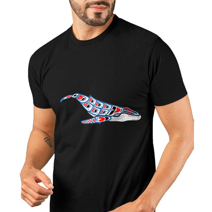 Native American T-Shirts, Vintage Native American Unisex T-Shirt/Hoodie/Sweatshirt HLT00 - Native American Art Humpback Whale Pacific Northwest T-Shirt