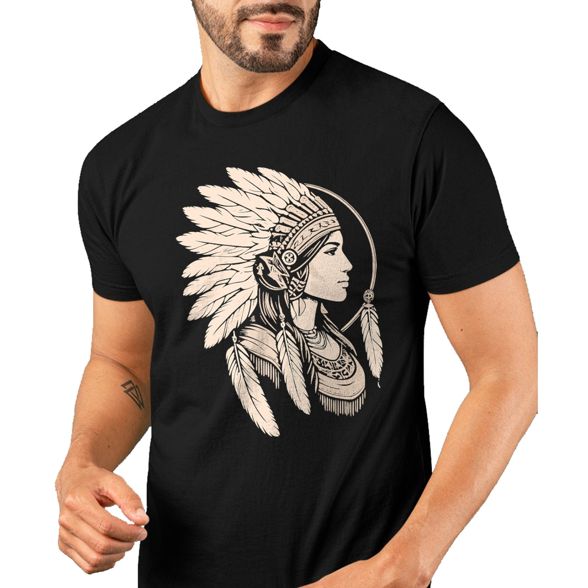 Native American T-Shirts, Vintage Native American Unisex T-Shirt/Hoodie/Sweatshirt HLT00 - Native American Woman Indian Day Pride Indigenous Cherokee T-Shirt