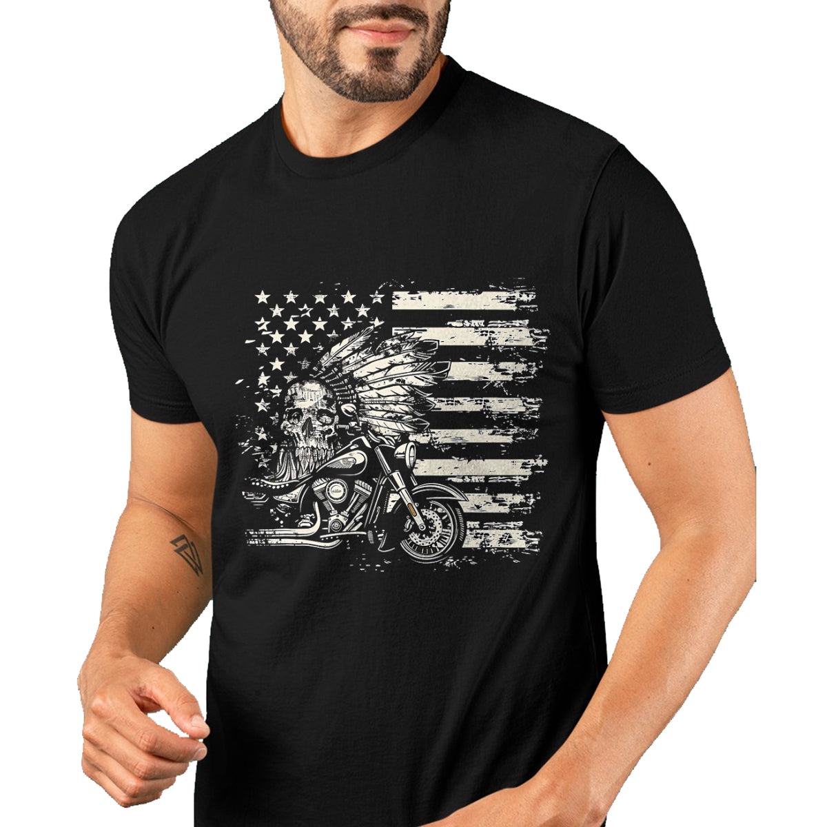 Native American T-Shirts, Vintage Native American Unisex T-Shirt/Hoodie/Sweatshirt HLT00 - Native American bikes Motorcycle Indian Bikers old classic T-Shirt