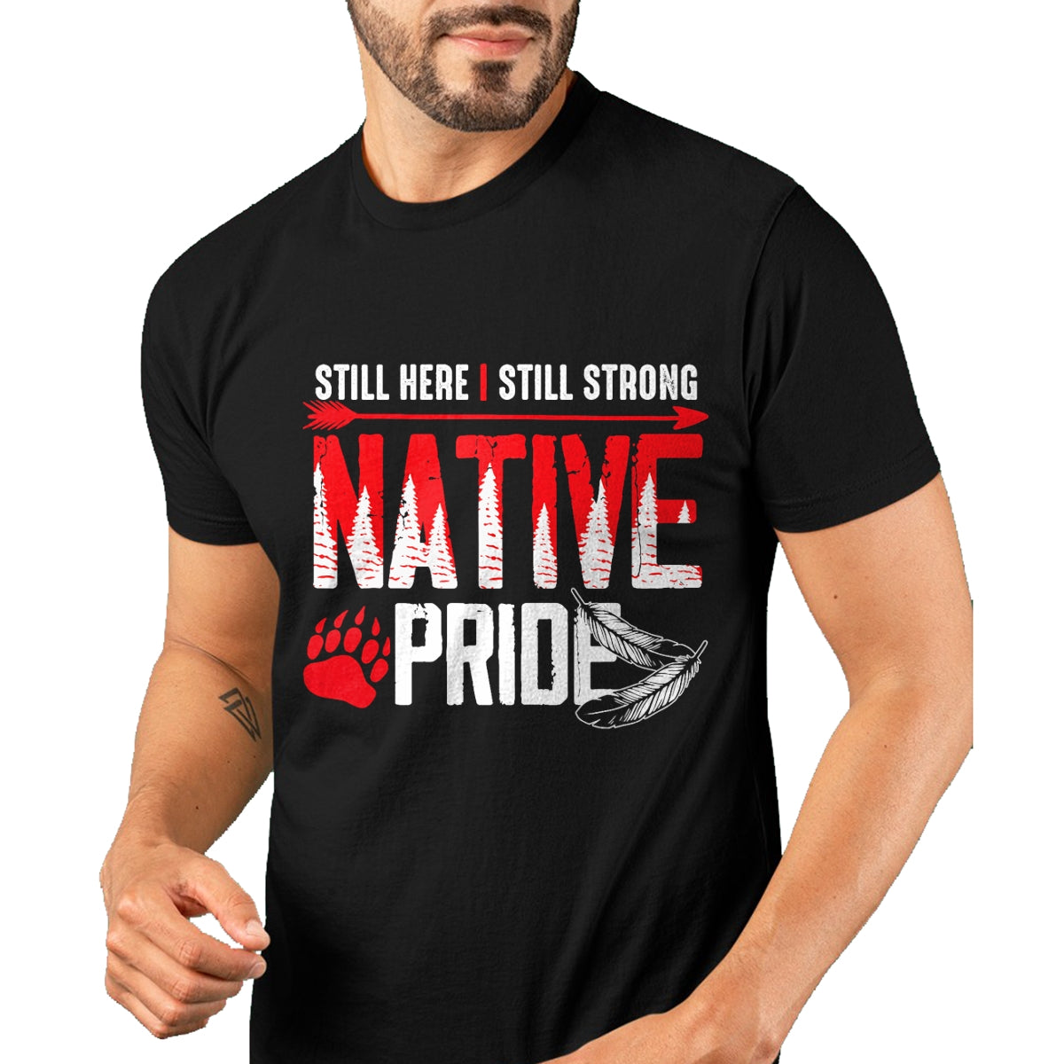 Native American T-Shirts, Vintage Native American Unisex T-Shirt/Hoodie/Sweatshirt HLT00 - Native American Heritage Indigenous Pride Native American T-Shirt (1)