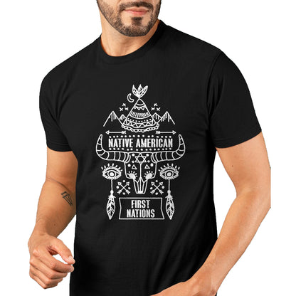 Native American T-Shirts, Vintage Native American Unisex T-Shirt/Hoodie/Sweatshirt HLT00 - Native American Heritage Month American Indian Indigenous T-Shirt (1)