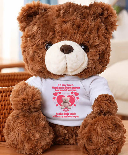 TO MY LOVE - TEDDY BEAR, PERFECT GIFT FOR YOUR SOULMATE - EBIL00