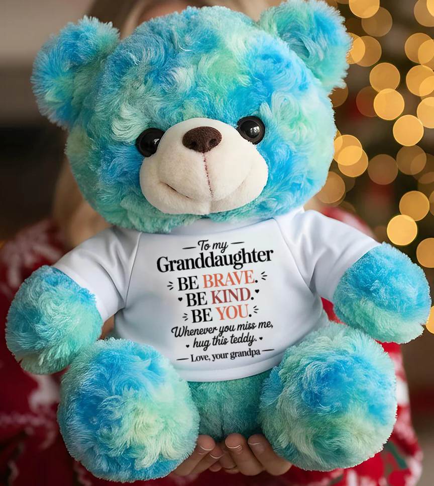 TO MY GRANDDAUGHTER - TEDDY BEAR, A BIG HUG FROM GRANDPA - EBIL00
