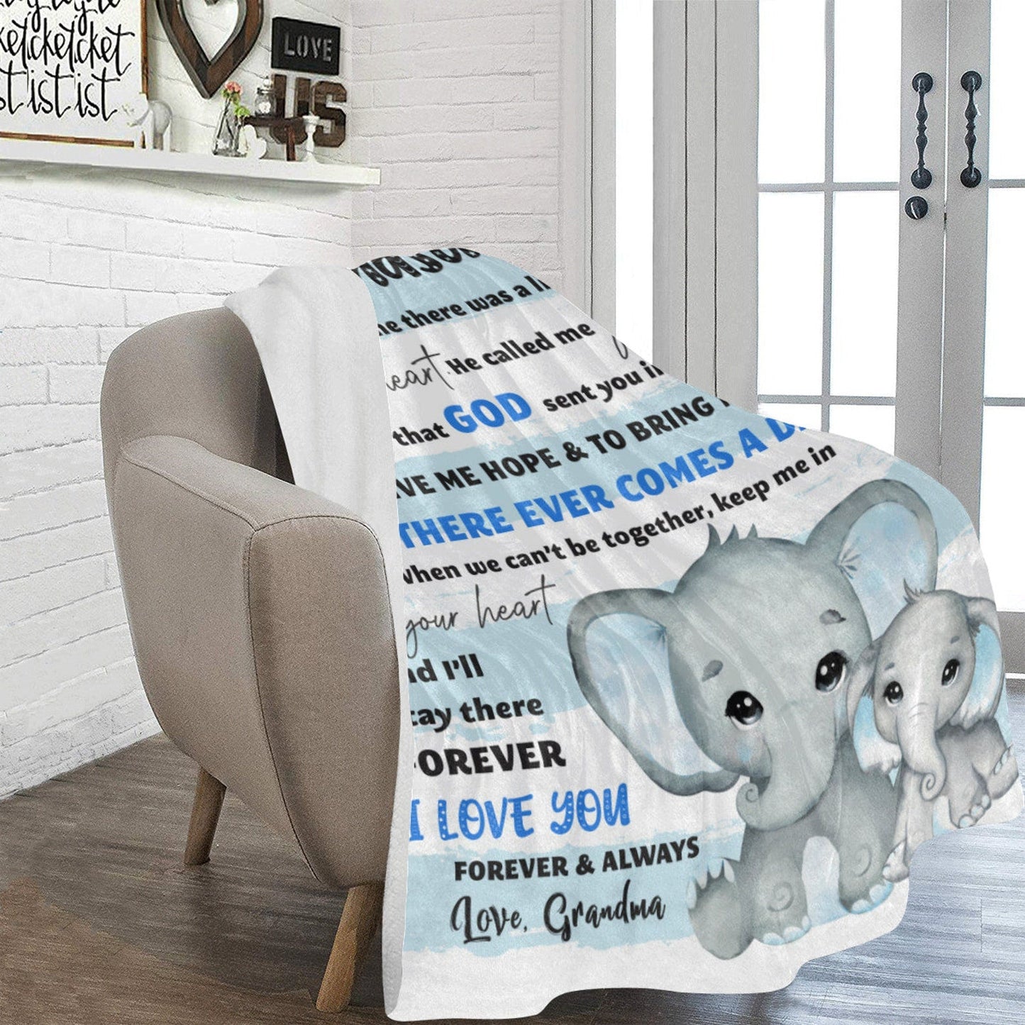 Special Gift For Your Grandson Blanket - From Grandma