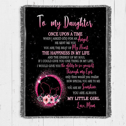 BLANKET FOR DAUGHTER - GIFT FROM MOM - COMFORT & WARMTH GIFT