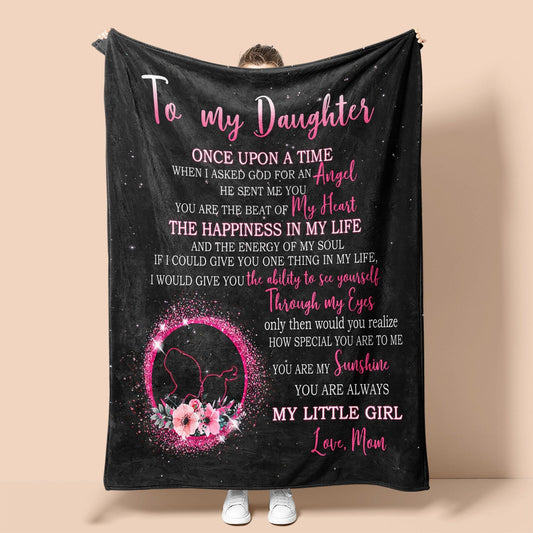 BLANKET FOR DAUGHTER - GIFT FROM MOM - COMFORT & WARMTH GIFT