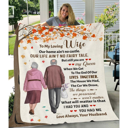 Special Gift For Wife Blanket - From Husband