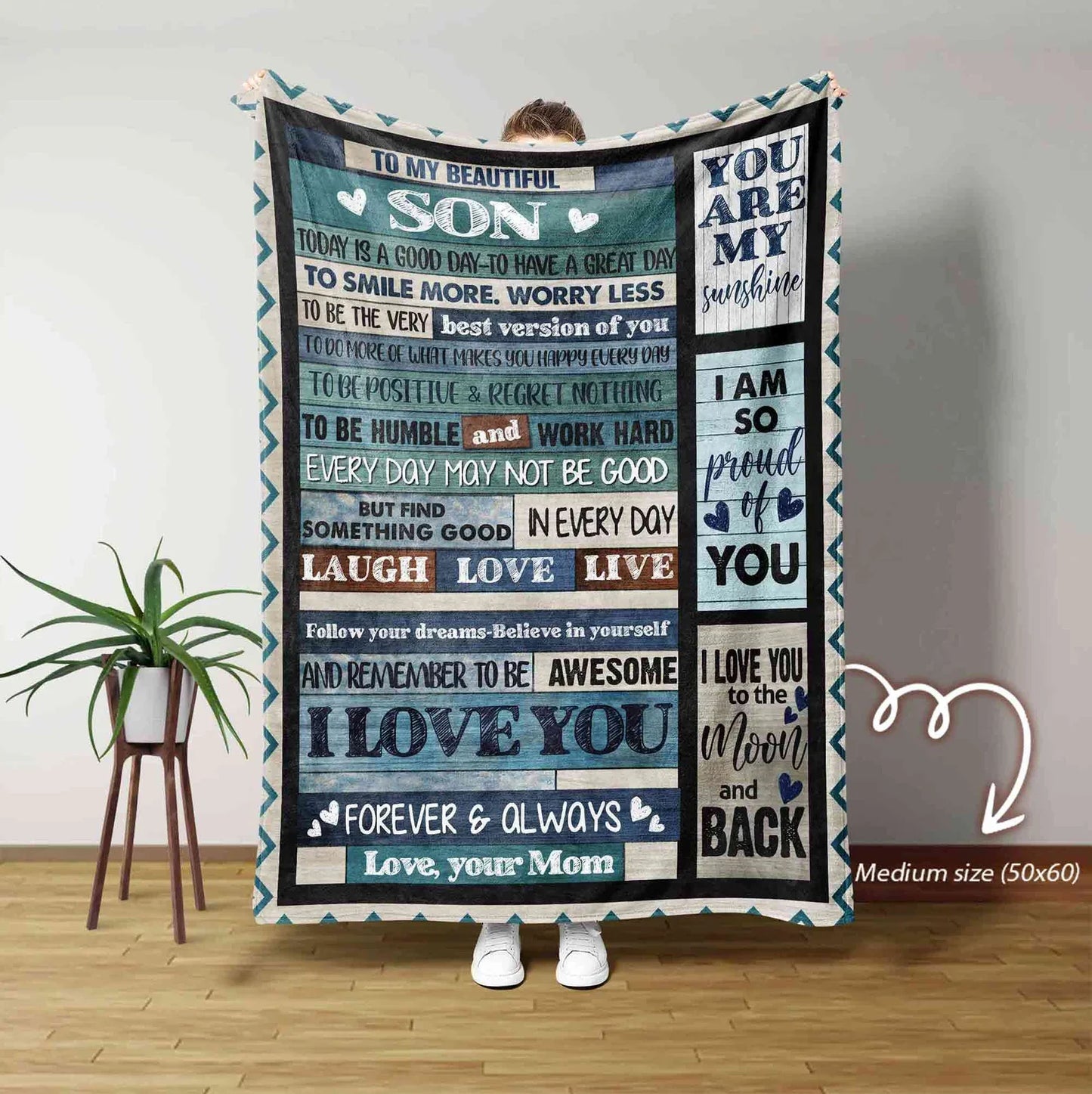 Special Gift For Son Blanket - From Mom