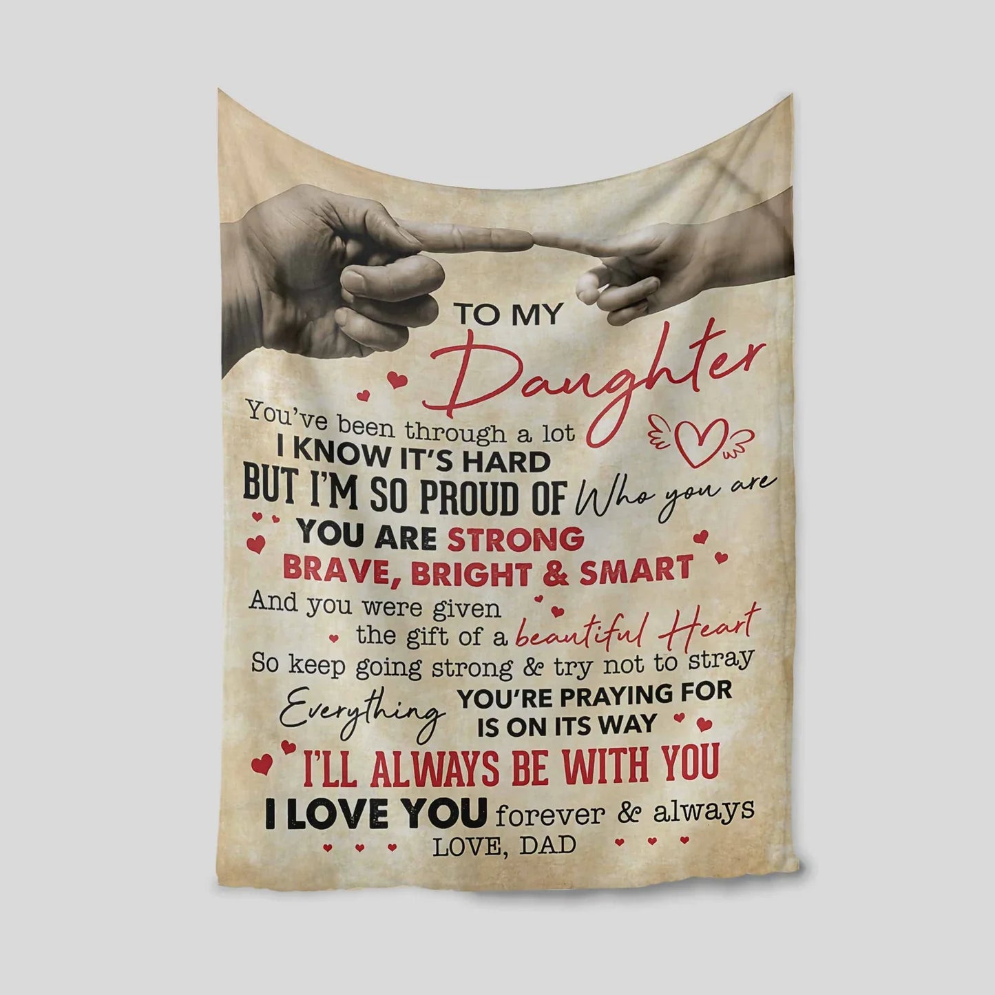 Special Gift For Your Daughter Blanket - From Dad