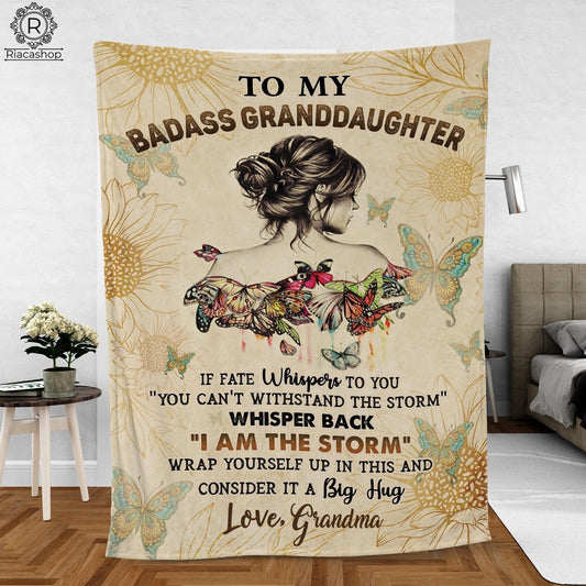 Special Gift For Your Granddaughter Blanket - From Grandma