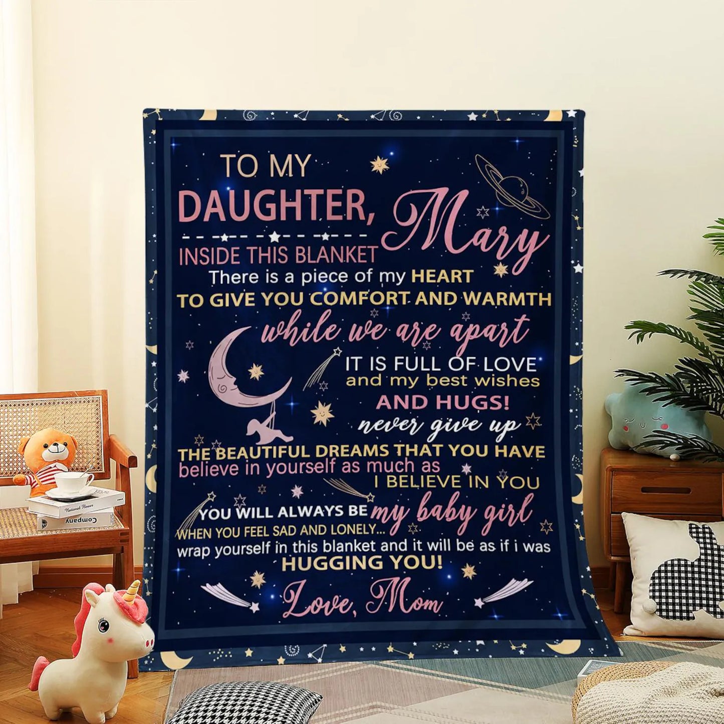 Special Gift For Daughter Blanket - From Mom