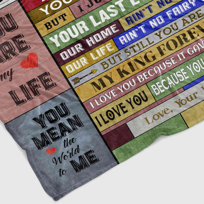 Special Gift For Husband Blanket - From Wife