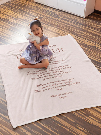 Special Gift For Your Daughter Blanket - From Mom