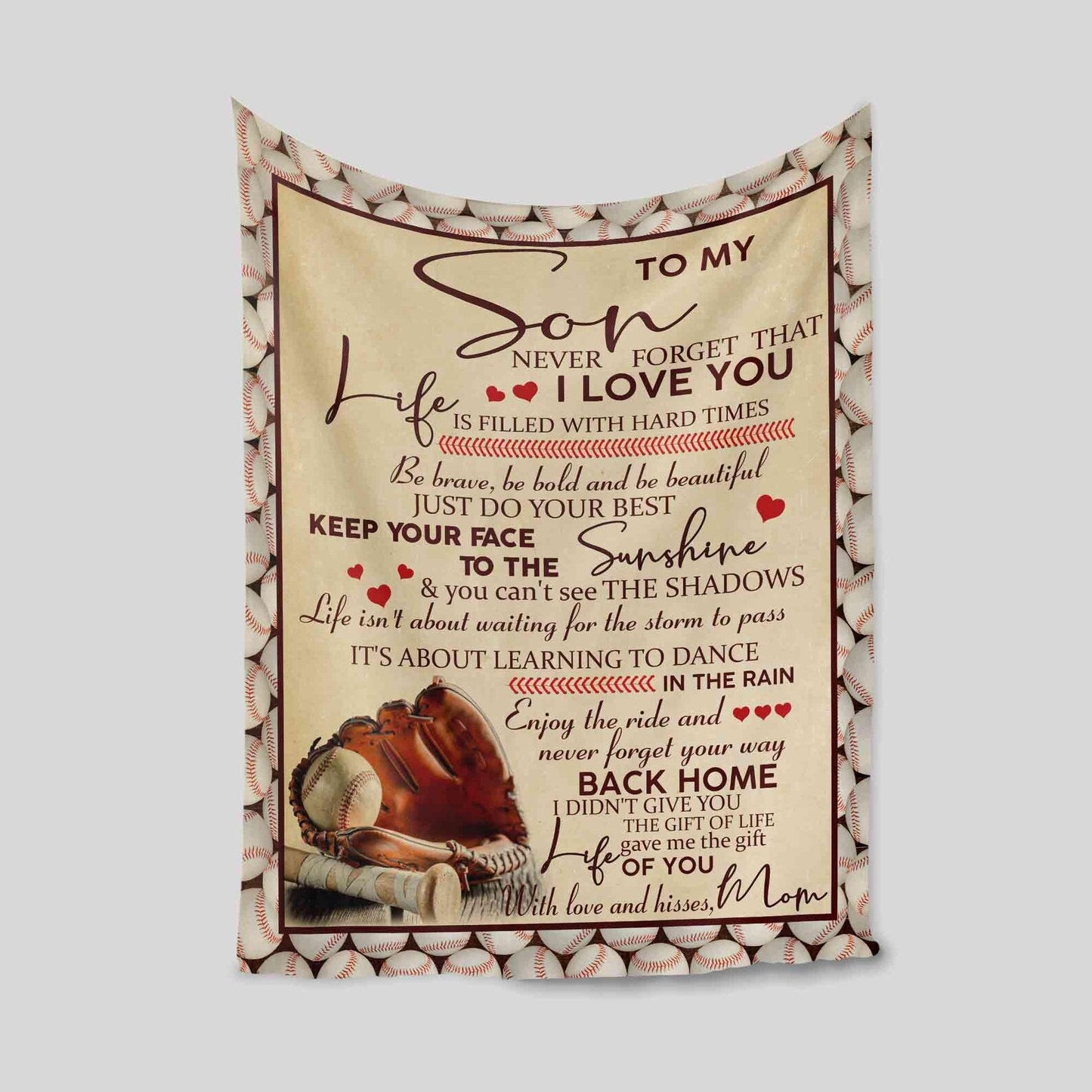 Special Gift For Your Son Blanket - From Mom