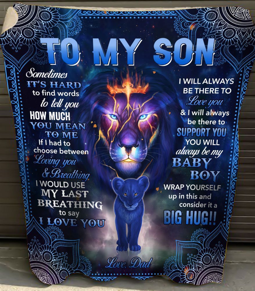 Special Gift for Your Son - From Dad Blanket