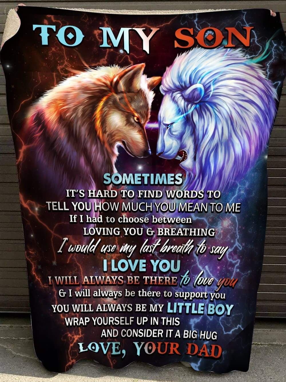 Special Gift for Your Son - From Dad Blanket