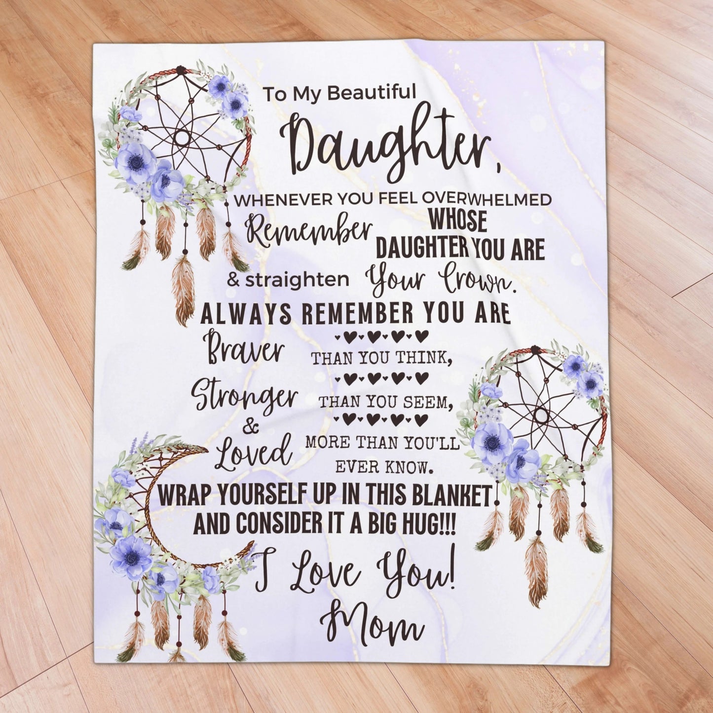 Special Gift For Your Daughter Blanket - From Mom