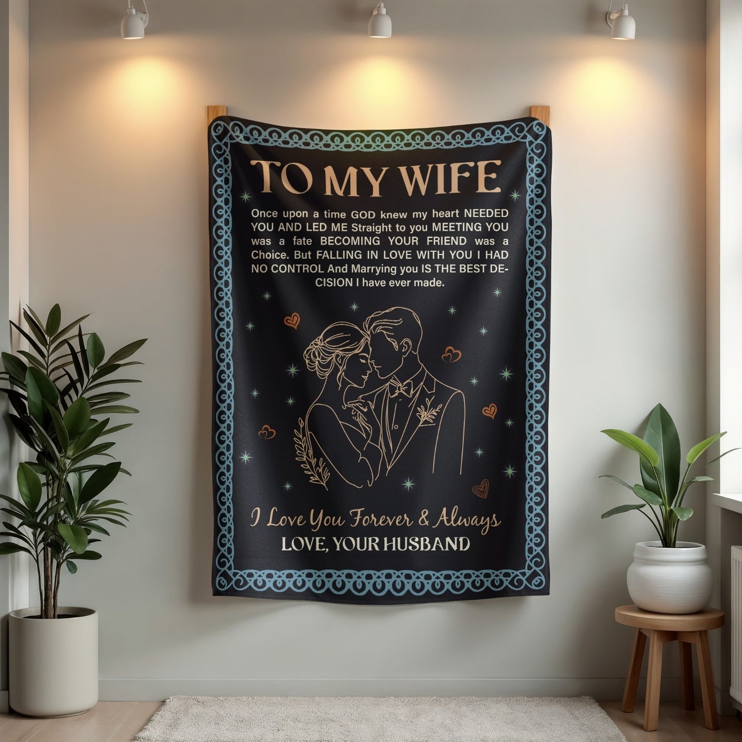 Special Gift for Your Wife - From Husband Blanket