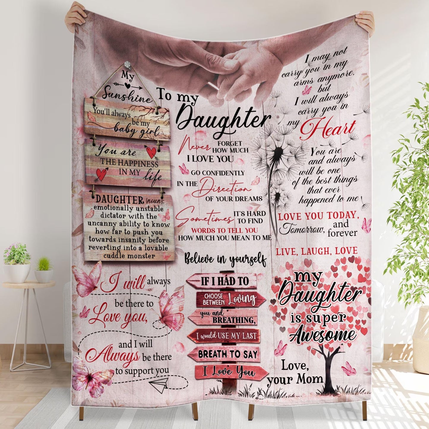 Special Gift for Your Daughter - From Mom Blanket