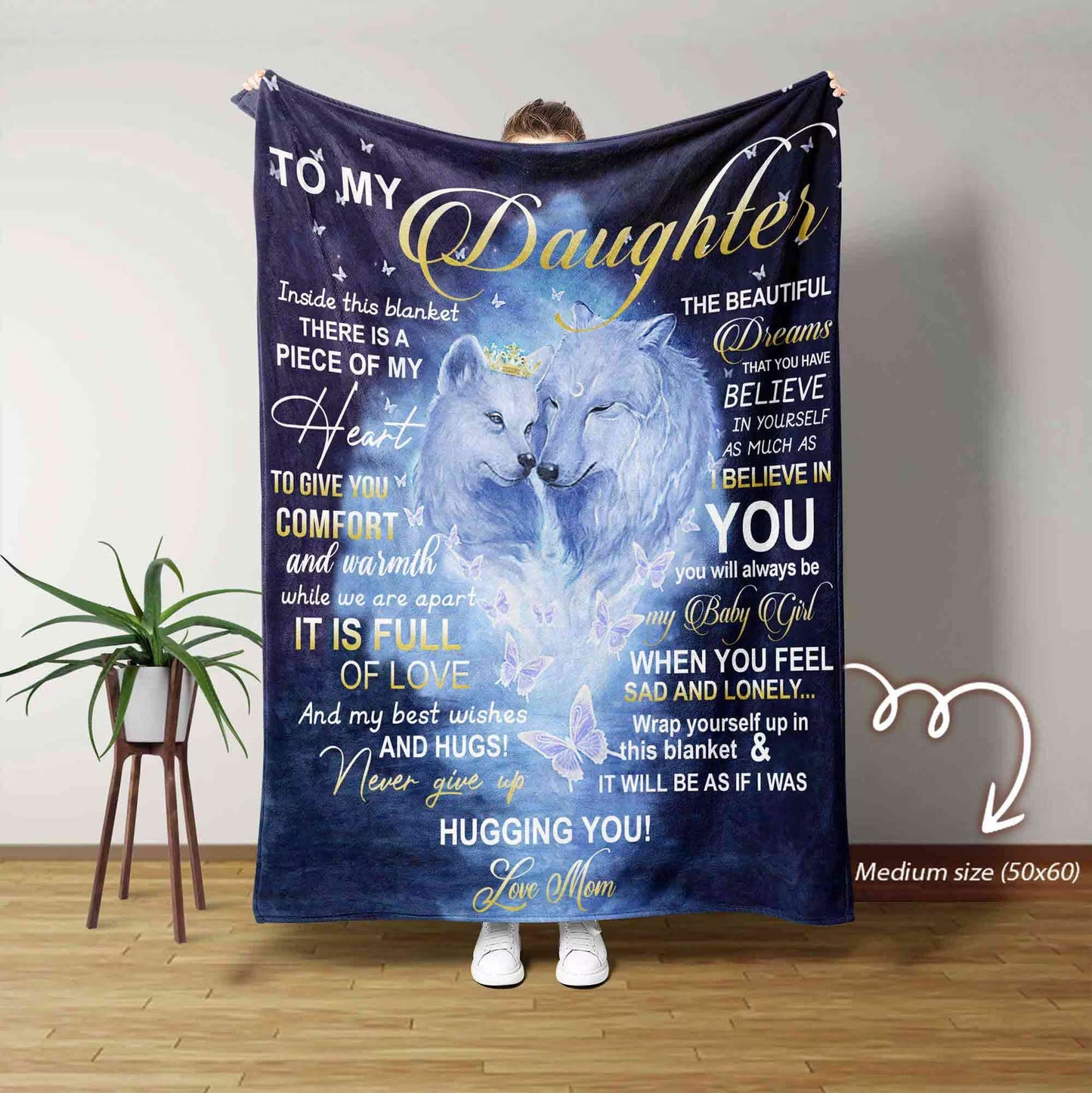 Special Gift for Your Daughter - From Mom Blanket