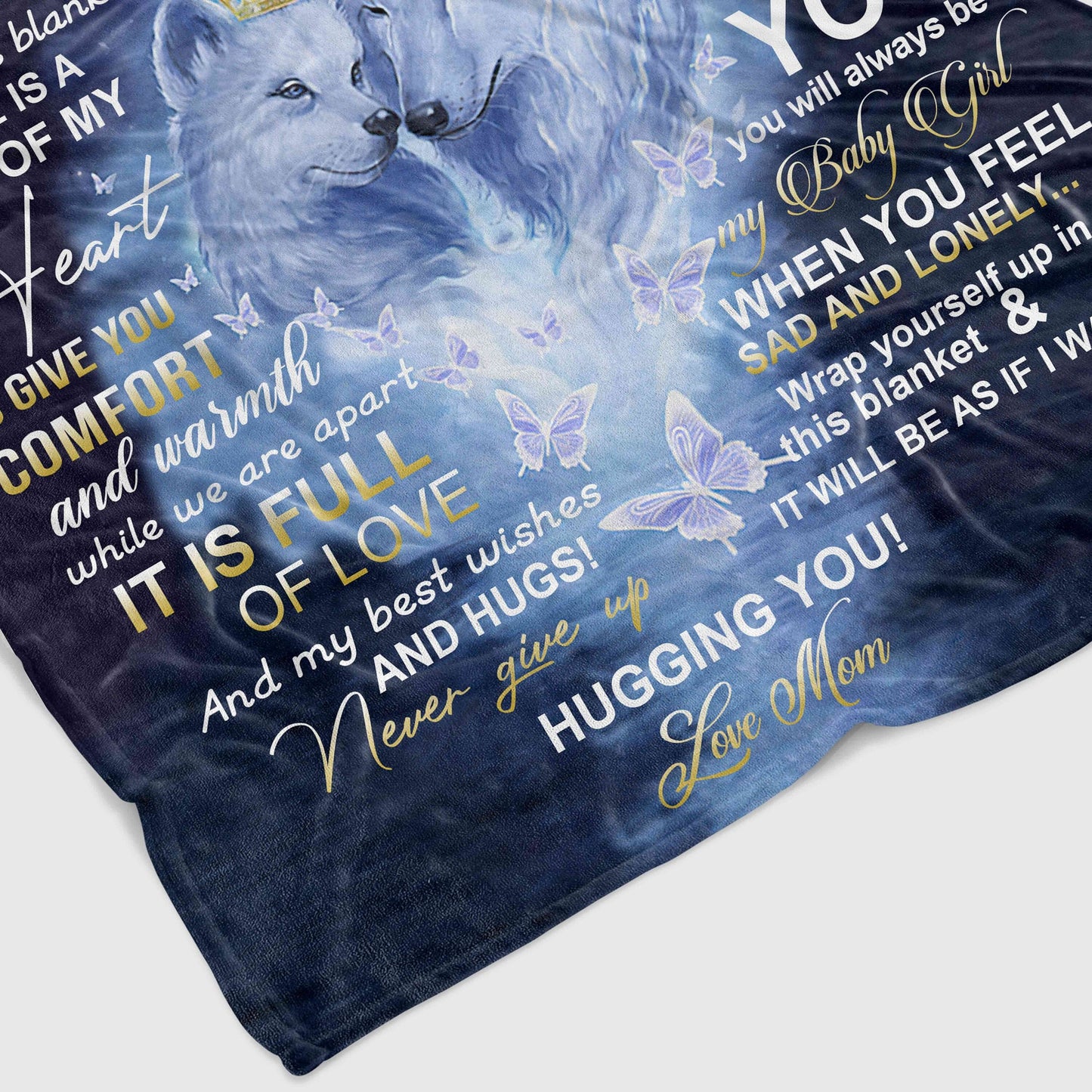 Special Gift for Your Daughter - From Mom Blanket