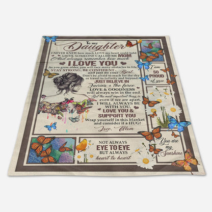 Special Gift for Your Daughter - From Mom Blanket