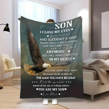 Special Gift For Your Son Blanket - From Mom