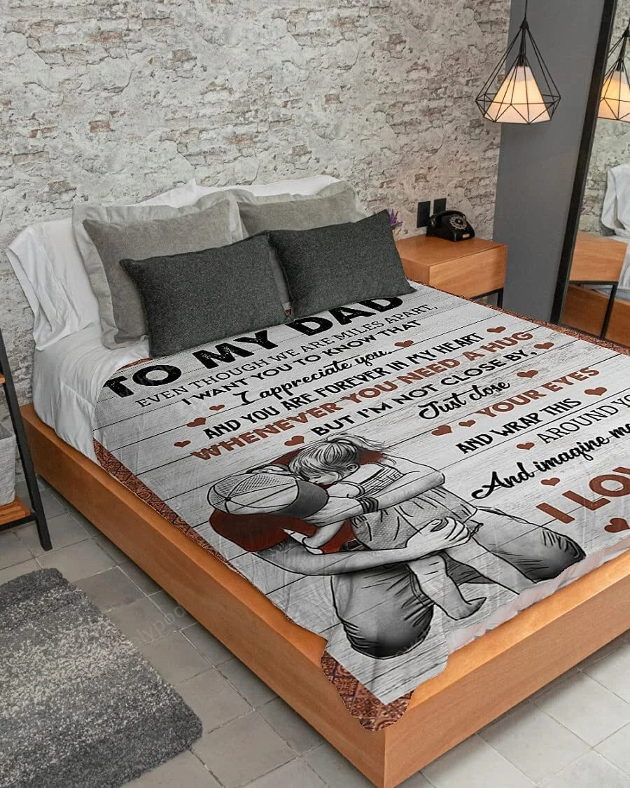 Special Gift for Your Dad - From Daughter Blanket