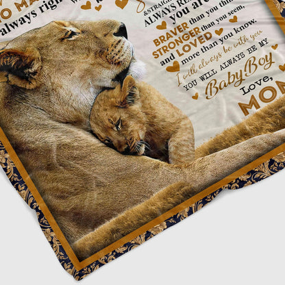 Special Gift for Your Son - From Mom Blanket