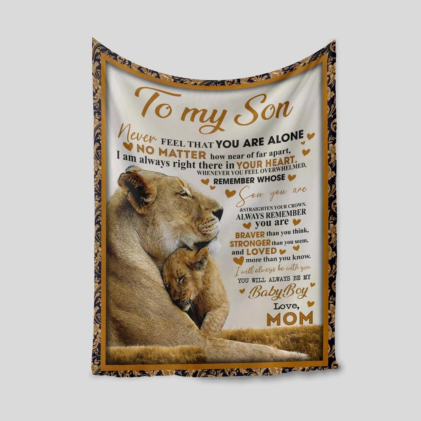 Special Gift for Your Son - From Mom Blanket