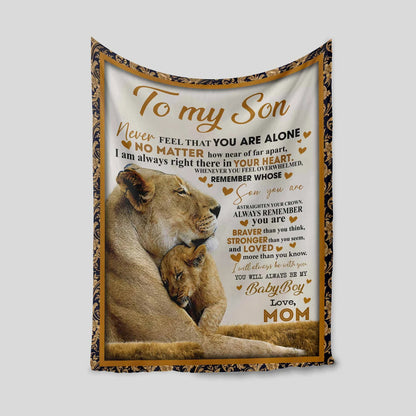 Special Gift for Your Son - From Mom Blanket