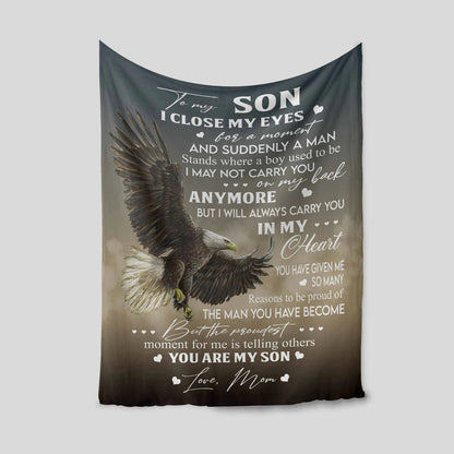 Special Gift for Your Son - From Mom Blanket