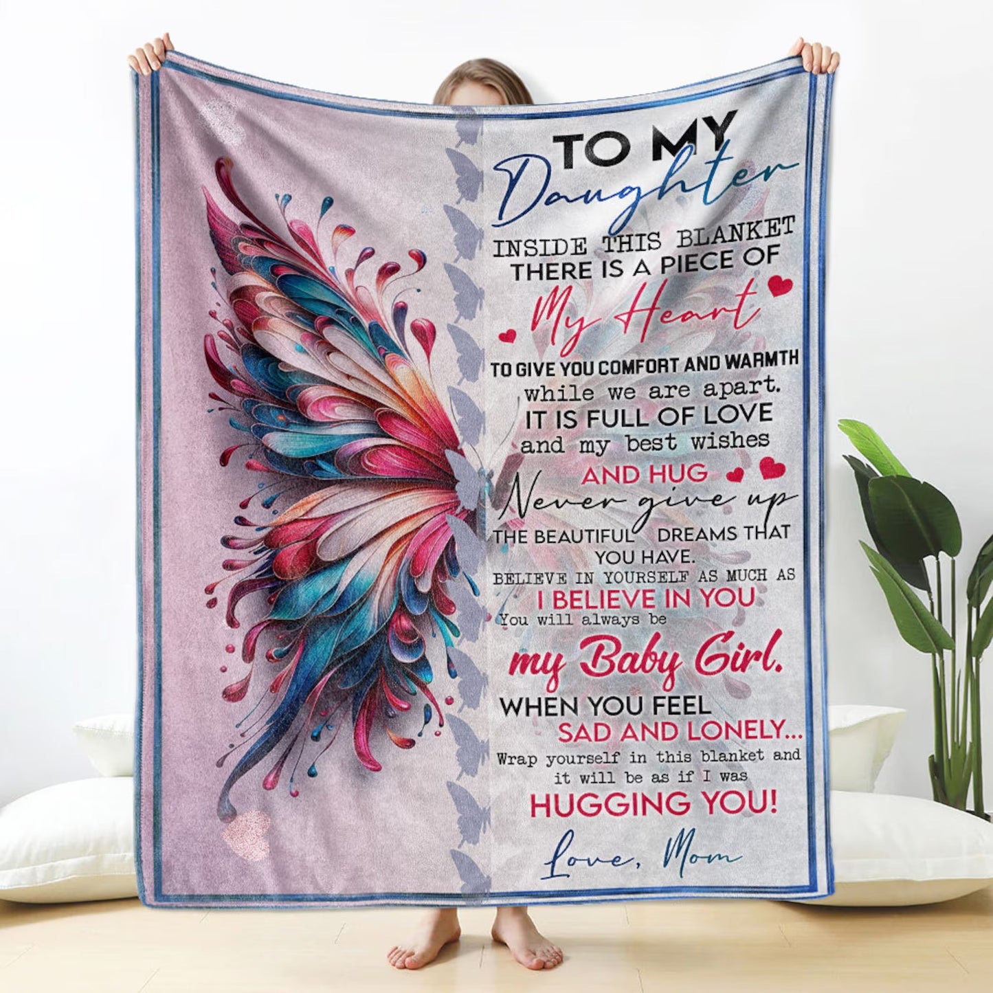 Special Gift for Your Daughter - From Mom Blanket